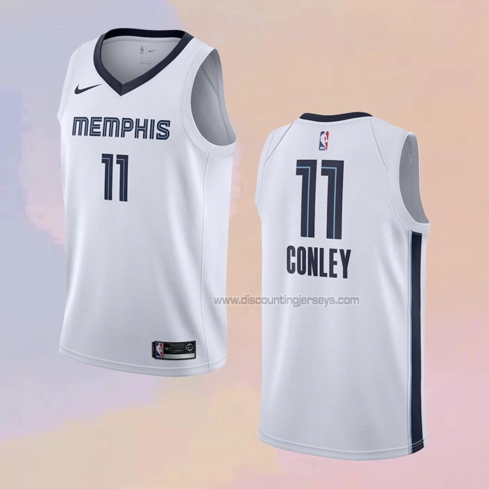 Men's Memphis Grizzlies Mike Conley NO 11 Association White Jersey